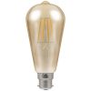 7.5W LED Antique Filament ST64 Dimmable Lamp BC (B22) 2200K, Crompton 4245