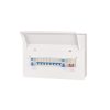 12 WAY DUAL 63A RCD LOADED CONSUMER UNIT, LIVE LHMC1863