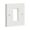 1G Modular Faceplate White, Knightsbridge NET1GWH